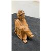 Image 11 : Collection of Five Hand-Carved Wooden Figures, Talkest 11"