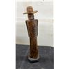 Image 3 : Collection of Five Hand-Carved Wooden Figures, Talkest 11"