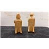 Image 5 : Collection of Five Hand-Carved Wooden Figures, Talkest 11"