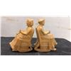 Image 6 : Collection of Five Hand-Carved Wooden Figures, Talkest 11"