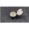 Image 9 : English Pewter Mustard Pot, Cobalt Glass Salt Cellars, Brass Tea Strainer, and More