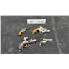 Image 1 : Miniature Toy Gun Collection Including Pirate Flintlock and Revolvers, 2" to 4"
