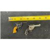 Image 2 : Miniature Toy Gun Collection Including Pirate Flintlock and Revolvers, 2" to 4"