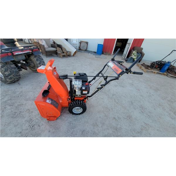 Ariens 8524 Two-Stage Snow Blower with 24" Clearing Width and Electric Start 8.5 H.P. Used Very