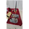 Image 2 : Vintage Desk Set with Cast Iron Seal Press, Parker Quink Ink, Pen Stands,Fountain Pens and More