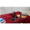 Image 4 : Vintage Desk Set with Cast Iron Seal Press, Parker Quink Ink, Pen Stands,Fountain Pens and More