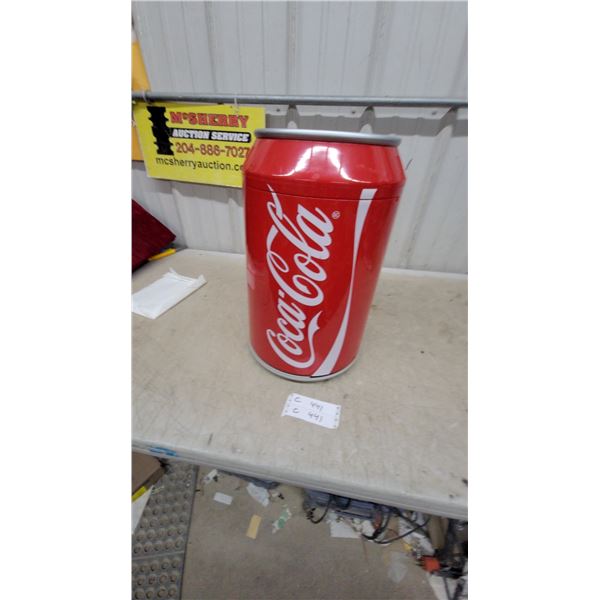 Coca-Cola Can-Shaped Mini Fridge Cooler No Power Cord