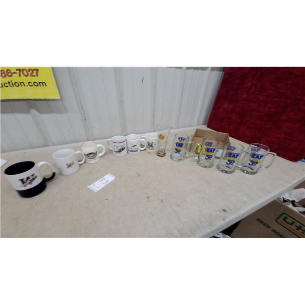 Winnipeg Blue Bombers Glass Beer Mugs and Ceramic Coffee Mugs Collection