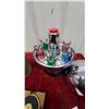 Image 2 : Vintage Chrome Seltzer Bottle, Shot Glass Set with Caddy, Ice Bucket, and More