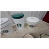 Image 2 : Collection of Starbucks and Tim Hortons Coffee Mugs and Canisters