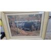 Image 2 : Framed W. Elmer Schofield Landscape Print in Gold Frame 28 x 36"