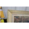 Image 4 : Framed W. Elmer Schofield Landscape Print in Gold Frame 28 x 36"