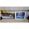 Image 1 : Two Framed Sports Prints Including Cavendish Farms Cup Skiing and Cliff Morris Skateboarding