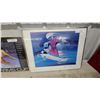 Image 4 : Two Framed Sports Prints Including Cavendish Farms Cup Skiing and Cliff Morris Skateboarding