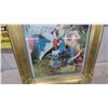 Image 4 : Framed Coca-Cola Circus Scene Reproduction Print in Ornate Gold Frame 23 x 33"