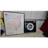 Image 1 : MTS Winnipeg Telephone Exchange Boundary Map Framed and Commemorative Plate