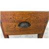 Image 9 : Antique Oak School Desk with Attached Chair and Under-Seat Storage Compartment