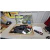 Image 1 : Tyco Nite-Glow 4-Lane Racing Slot Car Set with Track, Controllers, Cars, and More