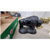Image 2 : Collection of Animal Figurines Book Ends Including Elephants, Buffalo, Deer, and Raven