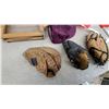 Image 2 : Vintage Baseball Gloves, McMaster Cap, Goldeyes Flags, Wood Tennis Racket with Press, and More