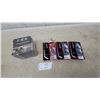 Image 1 : NHL Sticker Collection Box Factory Seal and Miniature Goalie Stick Collectibles with Luongo and