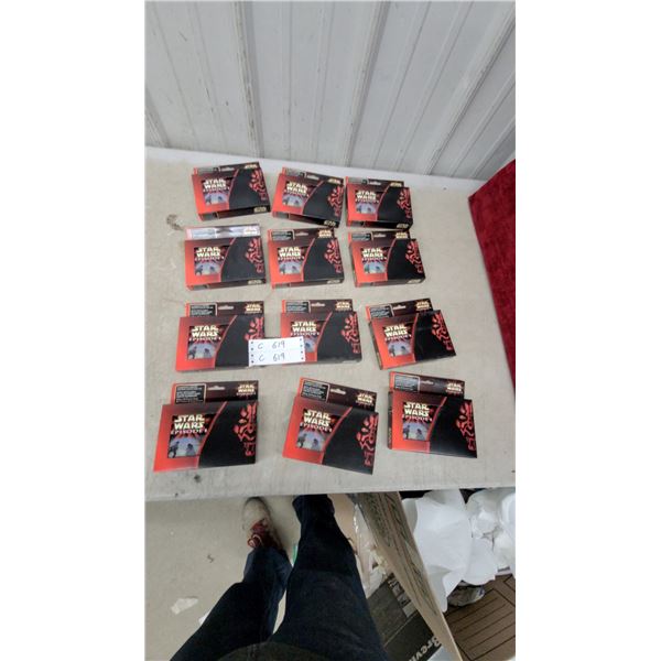 Star Wars Episode I Numbered Limited Edition Collector Tin Playing Cards, Lot of 14