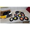Image 1 : Large Collection of 45 RPM Vinyl Records, Various Artists and Labels Ready 4 the Juke Box
