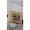 Image 3 : Vintage Post Office Lockbox Bank and Covered Wagon and Train Coin Banks