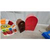 Image 6 : Jukebox Collectibles Including Toy Banks, Ceramic Mug, Embroidered Patch, and More
