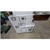 Image 1 : KidKraft White Retro Play Kitchen with Refrigerator, Oven, Sink, and Stovetop 33 x 12 x 32"