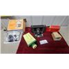 Image 1 : Vintage Kodak Folding Camera, Mansfield Slide Viewer, Realistic AM Headphone Radio, and More