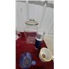 Image 5 : A&W Root Beer Glass Mugs, Krispy Kreme Mug, Glass Vintage Store Canister, Thermos, and More