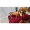 Image 2 : Collection of Decorative Figurines, Leather Animals, Seashell, Turtle Shell, and More