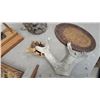 Image 6 : Carved Wood Folk Art Collection Including Village Scene Plaque, Rooster, Gavel, and More