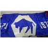 Image 2 : Manitoba Centennial 1870-1970 Flag36 X 60" and Boeing Seattle Seahawks "We Are 12" Banner