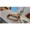 Image 7 : Tri Ang Toys Pressed Steel Crane, Corvette Book, Brass Bugle, Cast Iron Stove, and More