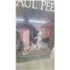 Image 5 : MCM Vintage Brass and Enamel Table Lamp with Shade and Paul Peel Art Gallery Framed Poster