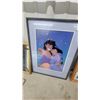 Image 3 : Framed Prints Including Wayne Gretzky Hockey, Disney Aladdin, Dinosaur Book, and More