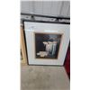 Image 5 : Three Framed Prints: Victorian Scene, Clown "Nineteenth Hole," and Paint Can Biggest 17 x 28"