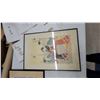 Image 2 : Collection of Framed Artwork Including Landscapes, Japanese Print, Rooster Prints, and More Biggest