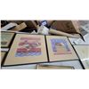 Image 3 : Collection of Framed Artwork Including Landscapes, Japanese Print, Rooster Prints, and More Biggest