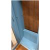 Image 7 : Vilas Canadian Blue Painted 2pc China Cabinet 15-1/2 x 77 x 18 with Matching Server 13 x 36 x 30