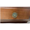 Image 5 : Pair of Cherry-Finish Four-Drawer Nightstands with Brass Hardware 16 x 26 x 29