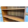 Image 3 : Tall Teak Laminate Bookcase with Six Adjustable Shelves 31-1/2 x 71 x 10