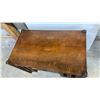 Image 4 : Antique Oak Library Desk w/Drawer 40 x 24 x 29