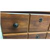 Image 3 : Pair of Faux Cherry Nightstands with 2 Drawers 23 x 26 x 16