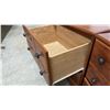 Image 4 : Pair of Faux Cherry Nightstands with 2 Drawers 23 x 26 x 16