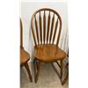 Image 4 : Set of Four Windsor Style Arrow Back Wooden Dining Chairs