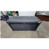 Image 1 : Keter Outdoor Resin Wicker-Style Deck Storage Box 24 x 50 x 27"