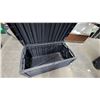 Image 4 : Keter Outdoor Resin Wicker-Style Deck Storage Box 24 x 50 x 27"